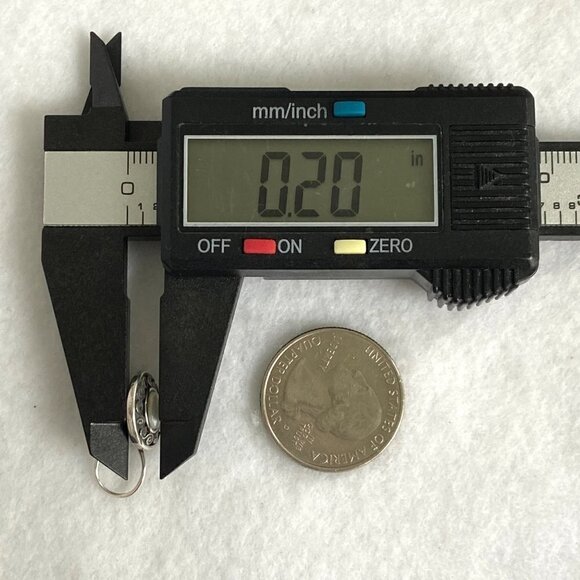 Sterling Silver 925 Dainty Oval White Mother Of Pearl Dangle Earrings - Picture 15 of 16